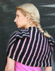 Striped Silk Haze Wrap - a handknitting pattern