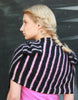 Striped Silk Haze Wrap - a handknitting pattern