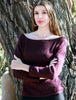 Lightweight Ballet Neck Sweater - a handknitting pattern